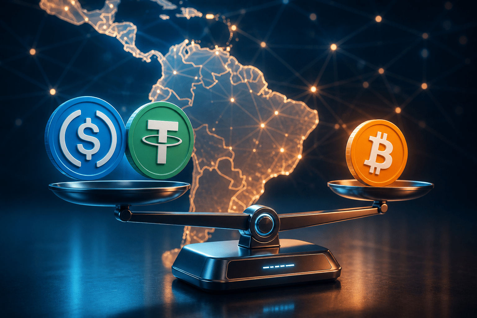 Stablecoins superam o Bitcoin e se tornam o ativo mais comprado na América Latina