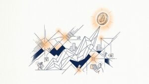 alta do mercado mostrando que o bitcoin lidera os investimentos financeiros em abril