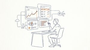 robôs de IA para investir em ações, inteligência artificial para bolsa de valores, bots de trading para iniciantes, ferramentas de IA para análise de ações e ETFs