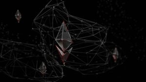 Gráfico sobre o crescimento do mercado de tokenização de ativos em redes blockchain como Ethereum