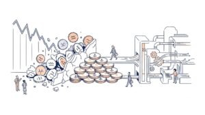 dominância das stablecoins no mercado cripto, crescimento das stablecoins, liquidez em criptomoedas, pagamento com stablecoins, capitalização de mercado cripto
