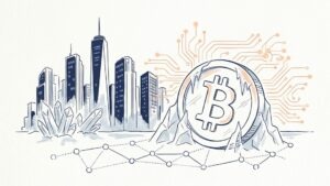 inverno cripto, queda do Bitcoin, mercado de criptomoedas em baixa, ciclo de mercado das criptomoedas, blockchain, ETFs de Bitcoin, adoção institucional