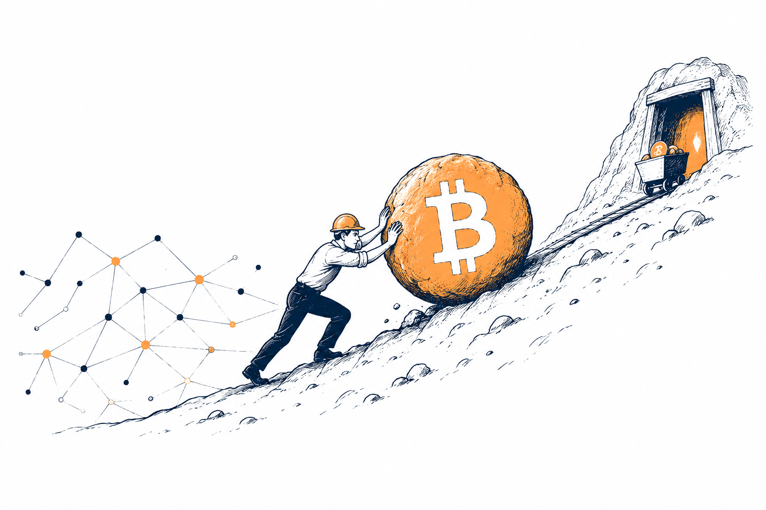 Minerar Bitcoin está cada vez mais difícil. E isso pode ser uma boa notícia para quem investe.