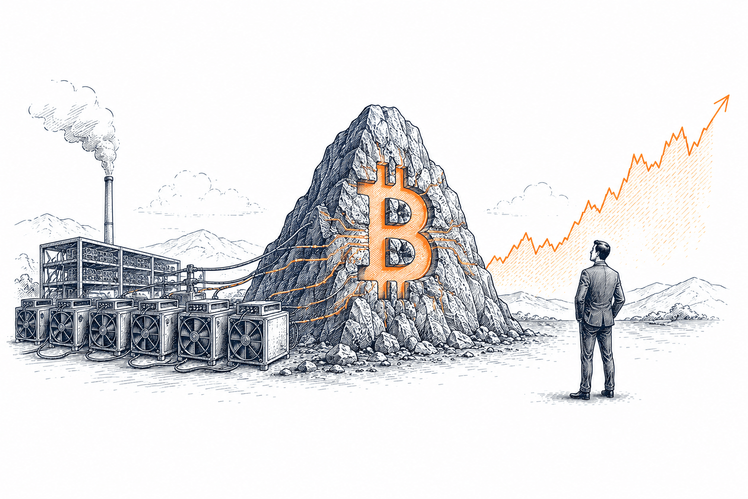 O recorde de hash rate mostra que a força do Bitcoin vai muito além do preço