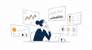 Comparação entre critérios para escolher a melhor corretora para day trade de criptomoedas, destacando liquidez, velocidade de execução, taxas e segurança.
