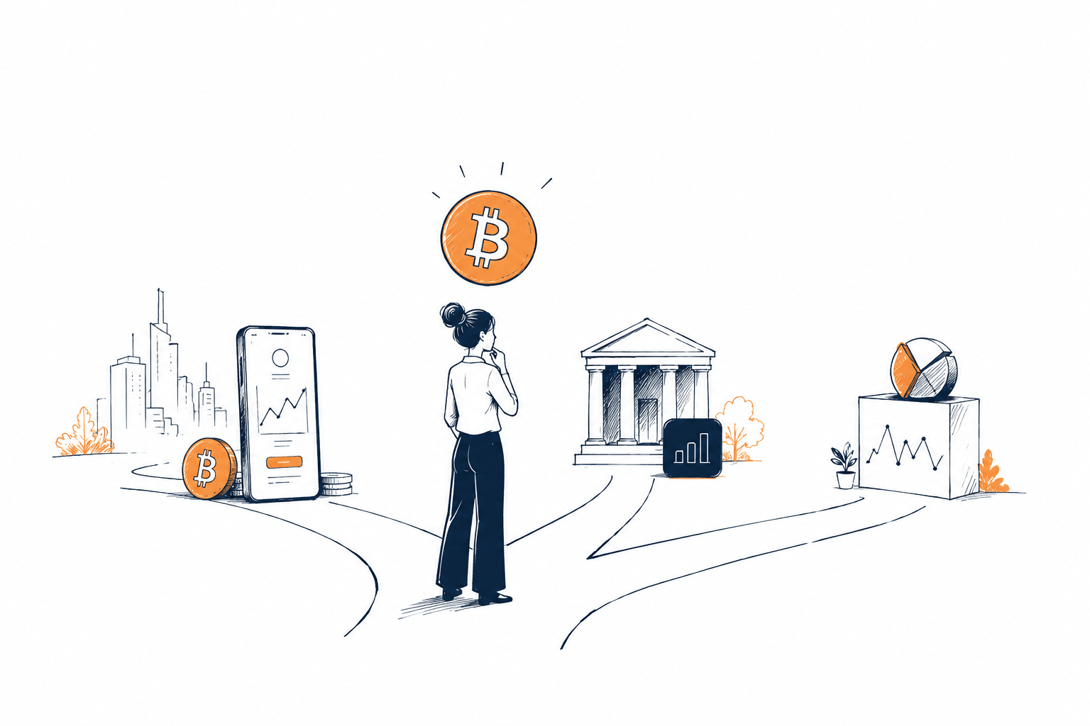 Como comprar Bitcoin sem errar na escolha entre entre app, corretora e ETF?