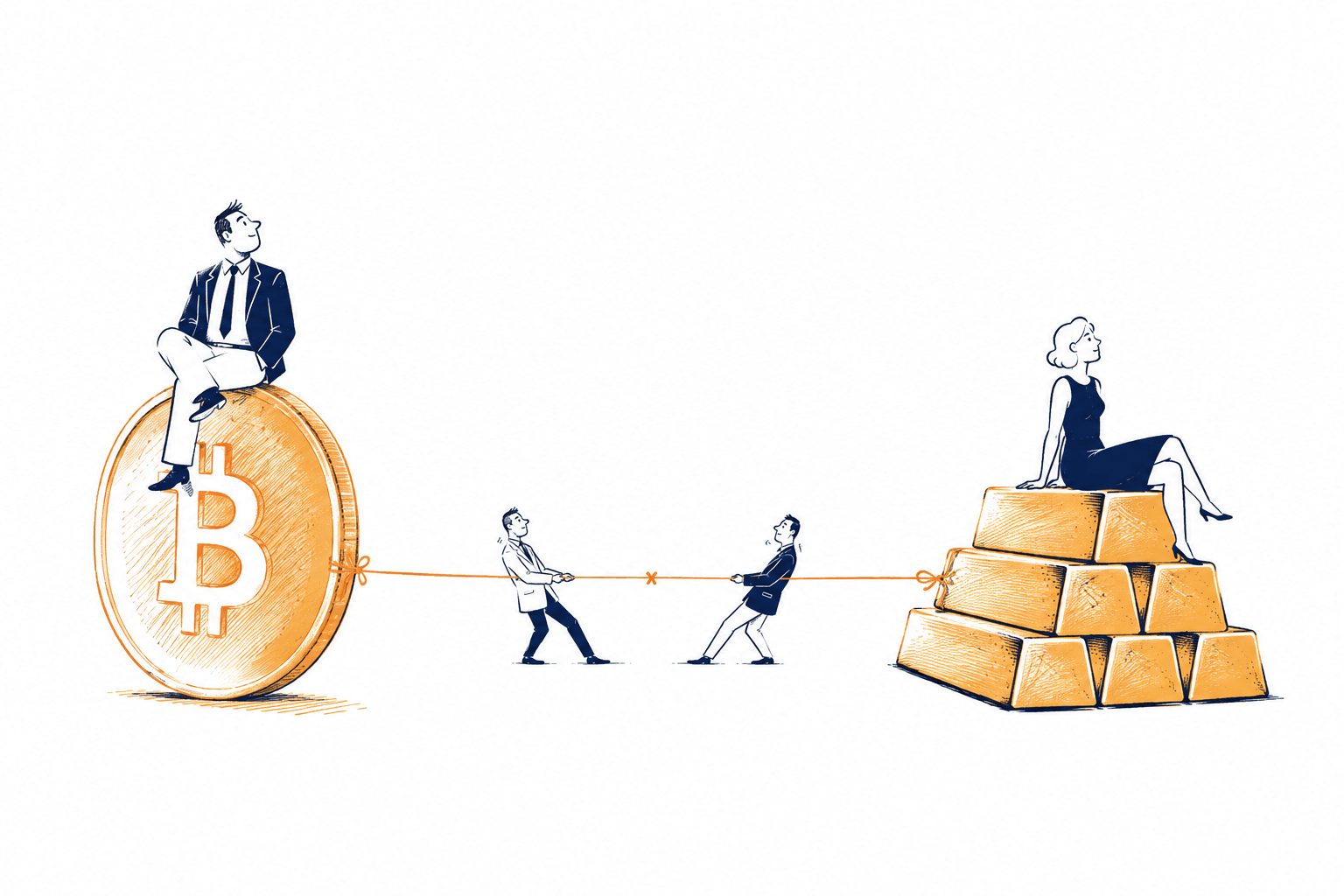 Bitcoin ou ouro, qual é a melhor reserva de valor?