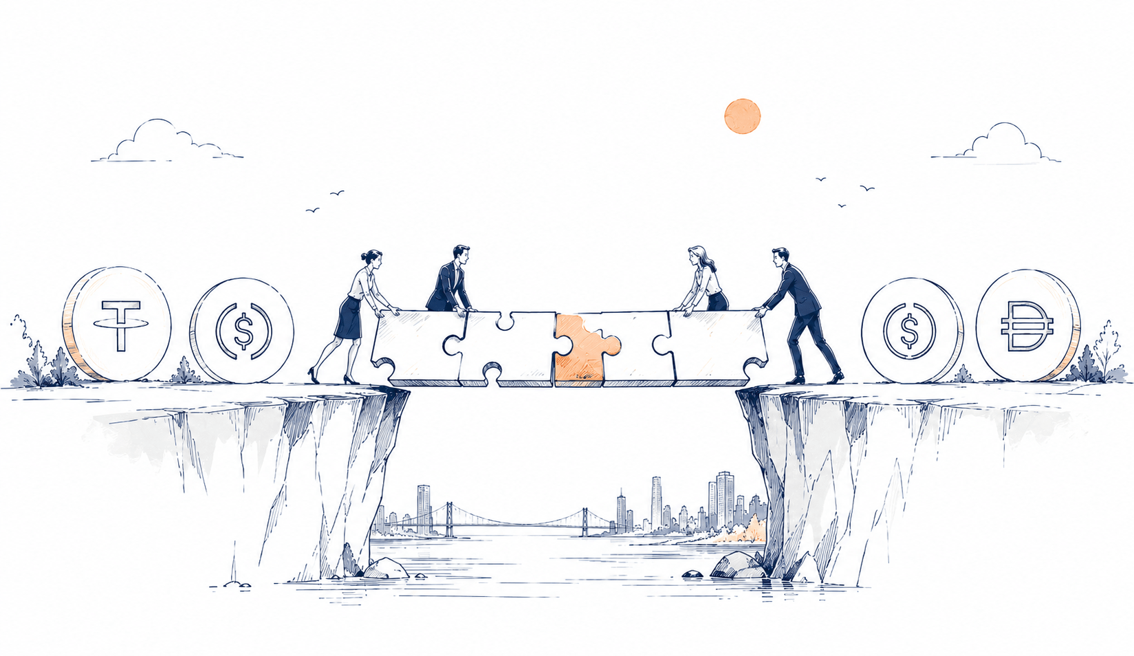 As stablecoins passaram anos competindo entre si. Agora talvez precisem aprender a cooperar.