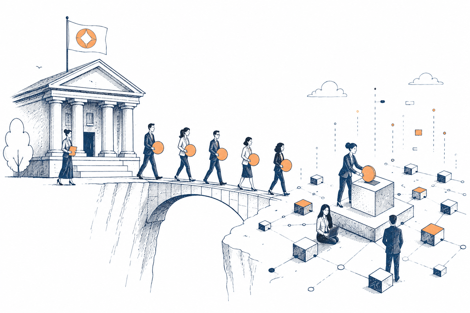 Project Agorá: os bancos descobriram que não precisam criar uma stablecoin para colocar dinheiro na blockchain