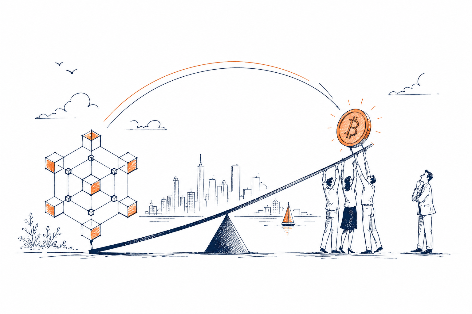 A adoção da blockchain ainda garante a valorização das criptomoedas?