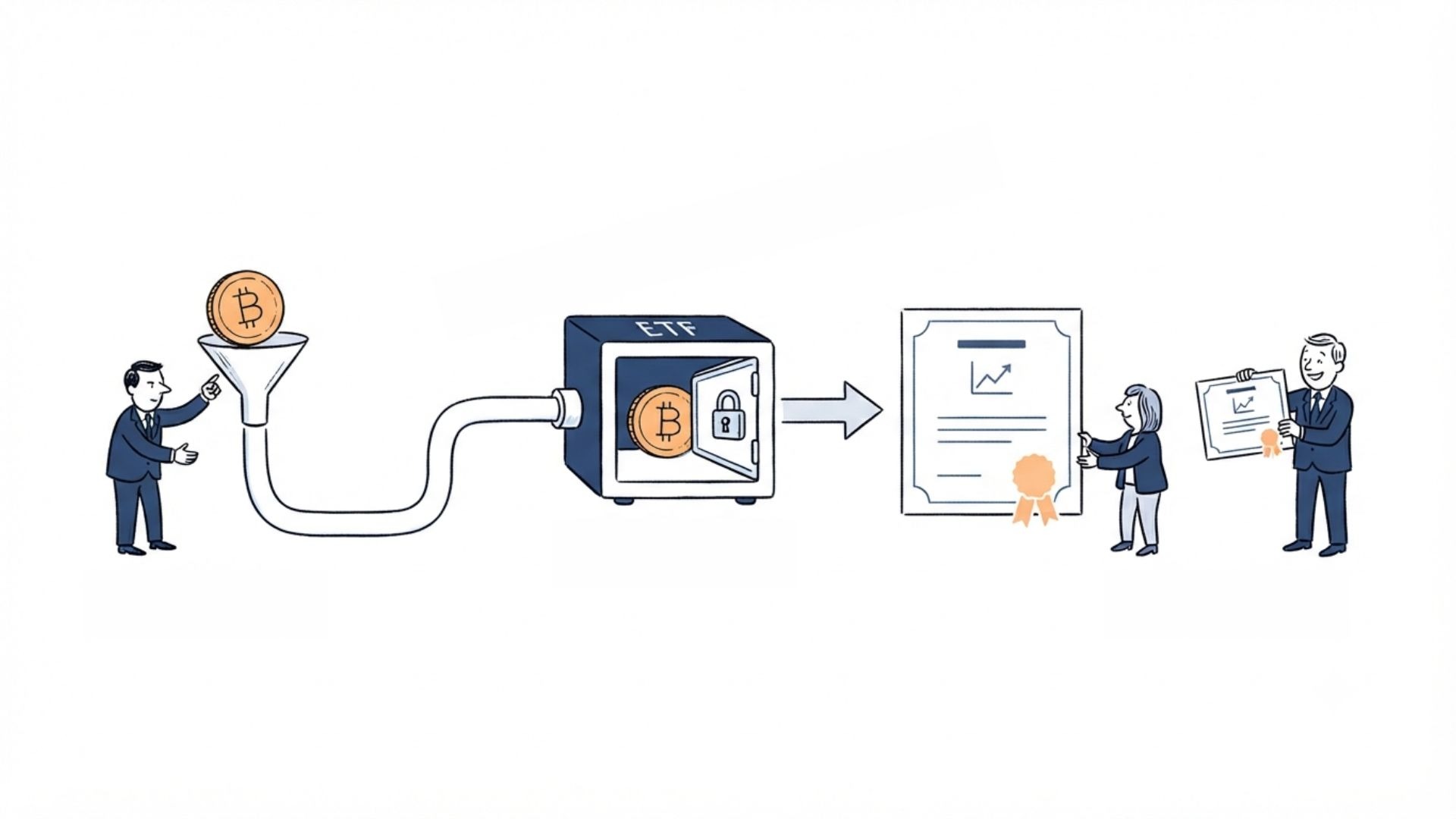 Mito ou motor de alta? Como funcionam os ETFs spot de criptomoedas