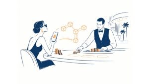 Cassinos cripto usando criptomoedas, blockchain e carteira digital em uma experiência de apostas online