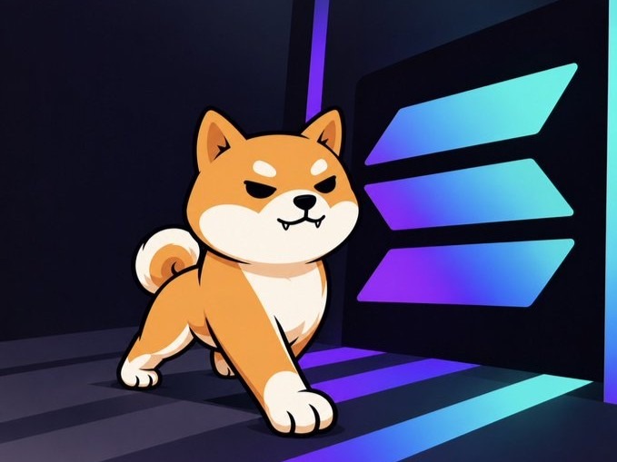 Notícia sobre o lançamento da criptomoeda Shiba Inu na Solana e os impactos no mercado